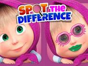 find differences - Masha and bear