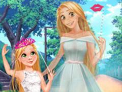 Princess Mom&daughter Cute Family Look