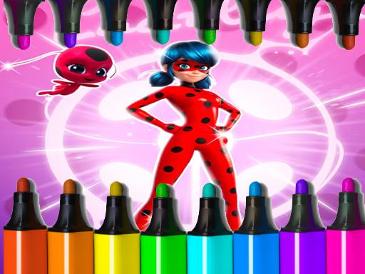 Miraculous Ladybug Coloring Game Game - Play Miraculous Ladybug