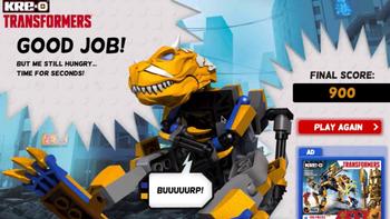 Transformers   KRE O Transformers Feed Grimlock 