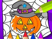 Halloween Coloring Book Game