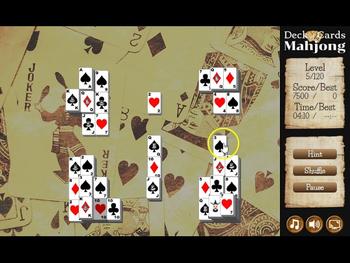 Game Deck of Cards Mahjong 