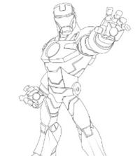 Iron Man Coloring