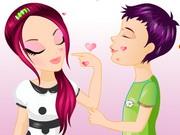 Valentine Kissing Couple