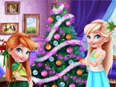 Sisters Christmas Room Prep