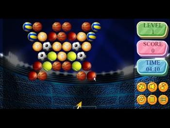 Bubble shooter golden football game level1 to level3 complete 