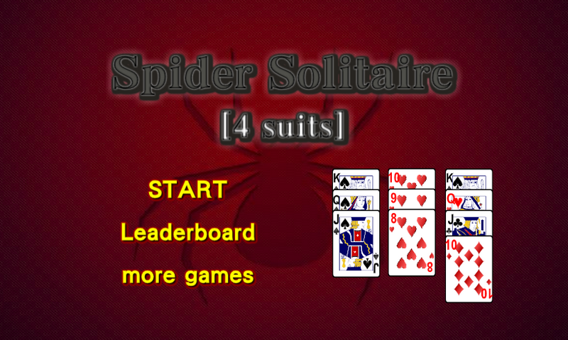 spider solitaire 4 suits