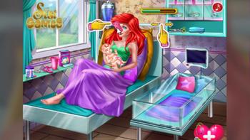 Princess Mermaid: Mommy Birth 