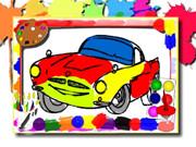 Racing Cars Coloring Book