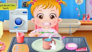 Baby Hazel Brushing Time | Fun Game Videos By Baby Hazel Games 