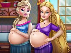 Happy Princesses Pregnant Bffs
