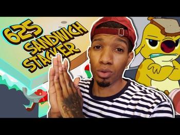 Remember when Disney Channel made online games? (Freestyling while playing 625 Sandwich Stacker) 