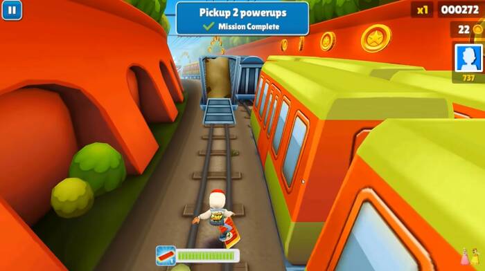 subway princess runner free online game