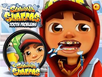 Play # Subway Surfers # games for kids and girls to watch - Doctor and Dentist Games 