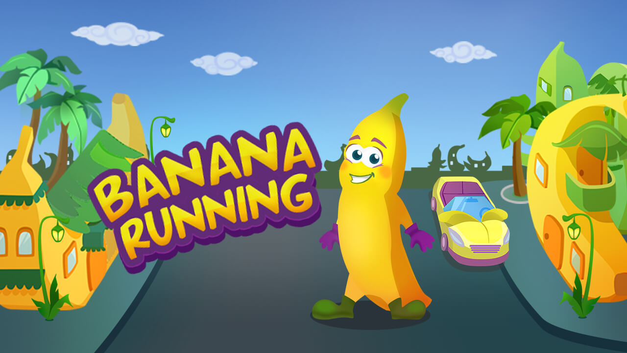 🕹️ Play Banana Running Game: Free Online Endless Running Banana Video Game  for Kids & Adults