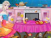 Elsa Underwater Kitchen Cleaning