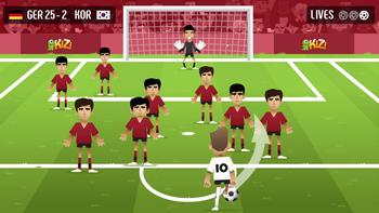 WORLD SOCCER KICK 2018  (flash game) 