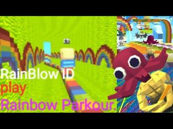 Play parkour in Kogama again | Rainbow Parkour. - Kogama 