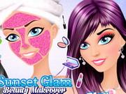 Sunset Glam Beauty Makeover