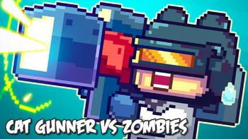 Cat Gunner vs Zombies (Gameplay) 