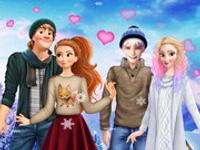 Icy Couples Winter Time