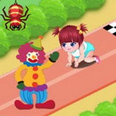 Baby Mia Crawling Contest