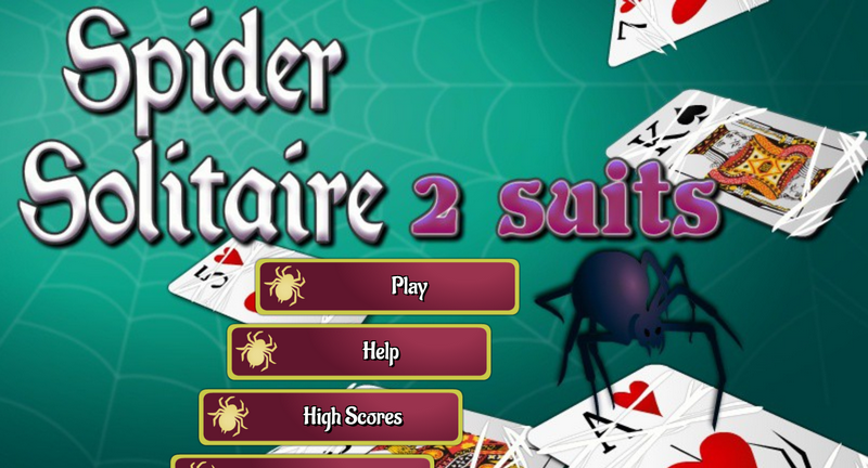 spider solitaire 2 suits 24 7