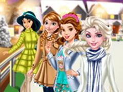 Princesses Go Ice Skating