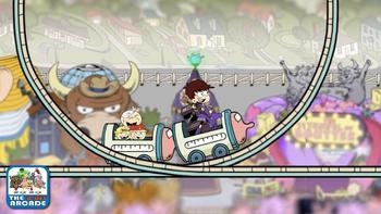 The Loud House: Dairyland Amoosement Park - Rockin' Rollercoaster (Nickelodeon Games) 