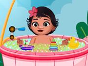 Baby Princess Moana Shower Bath