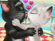 Tom And Angela Valentine Kiss