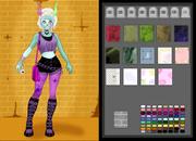 Pastel Zombie dress up game