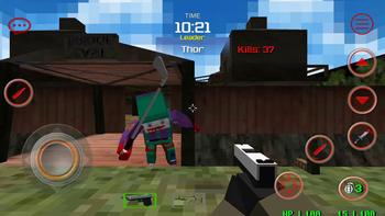 Cube Arena Zombie Warfare Mobile PlayThrough 