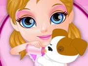 Baby Barbie Adopts A Pet