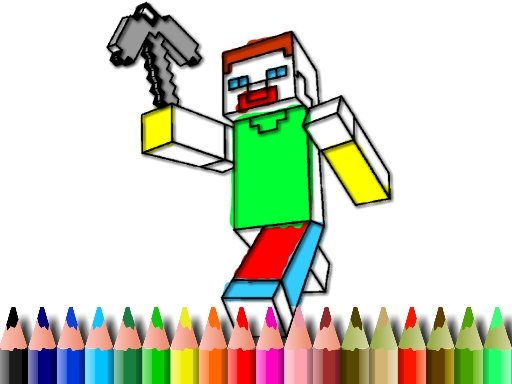 Download BTS Minecraft Coloring Game - Play BTS Minecraft Coloring Online for Free at YaksGames