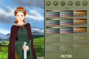 Medieval woman dress up game