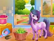 Farm Of Unicorn And Horse