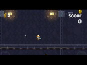 The cave of terror evade and collecting game score 16 