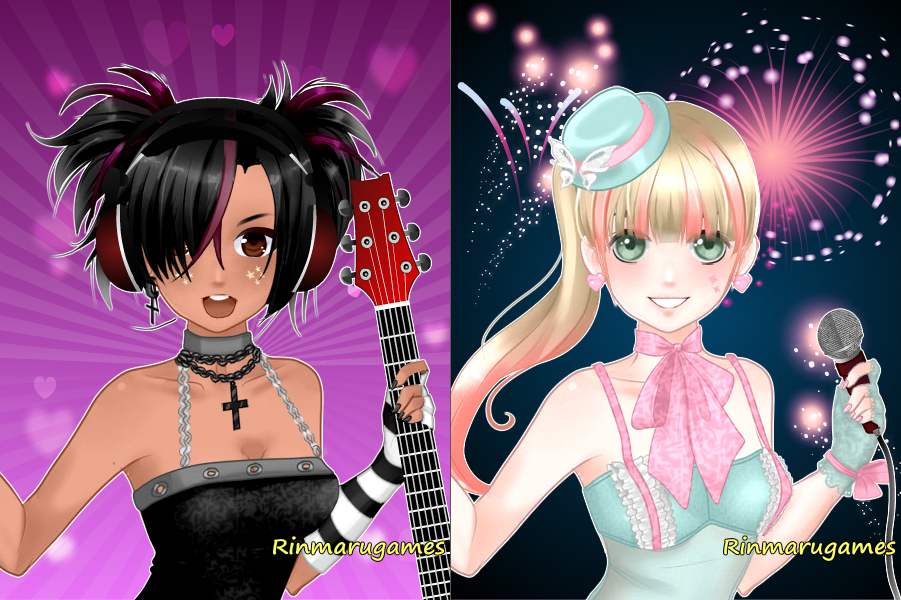 Anime singer dress up game Game - Play Anime singer dress up game Online  for Free at YaksGames