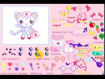 Nurse Kitten Chan Dress Up 