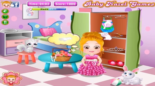 Baby Hazel Flower Girl - Girls games 