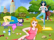 Princesses Summer Yoga Cleaning