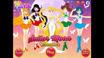 Sailor Moon Creator- Fun Online Fashion Dress Up Games for Girls Kids Teens 