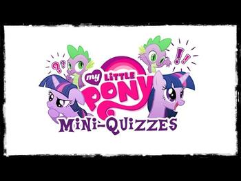 My Little Pony Friendship is Magic Mini Quizzes Game Episode 2016 
