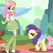 Fluttershy Pony Dress Up